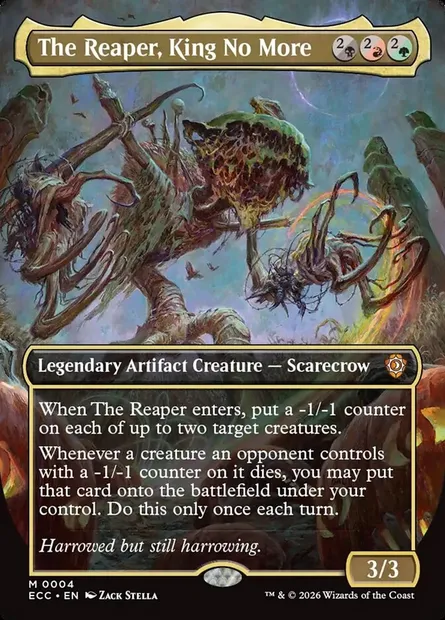 The Reaper, King No More, Magic card ECC 4 — Lorwyn Eclipsed Commander set