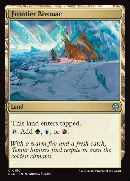 Frontier Bivouac, Magic card ECC 150 — Lorwyn Eclipsed Commander set