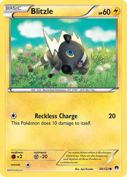 Blitzle, Pokémon card BKP 48 — BREAKpoint set