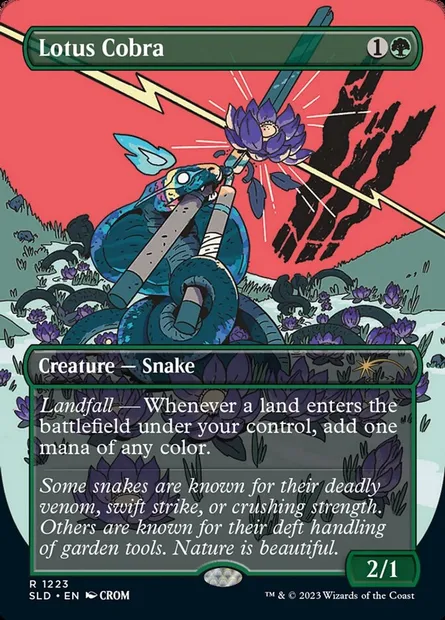 Lotus Cobra, Magic card SLD 1223 — Secret Lair Drop set
