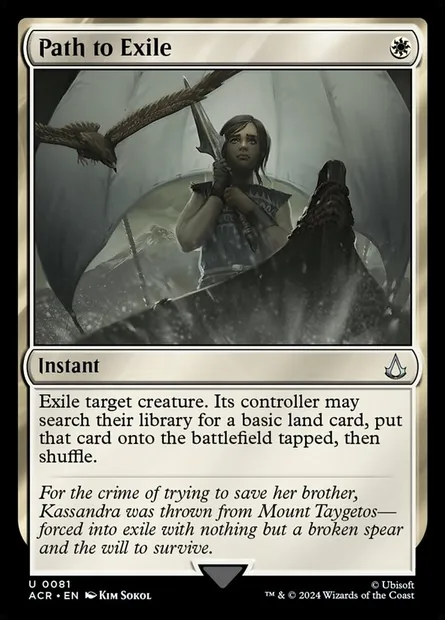 Path to Exile, Magic card ACR 81 — Assassin's Creed set