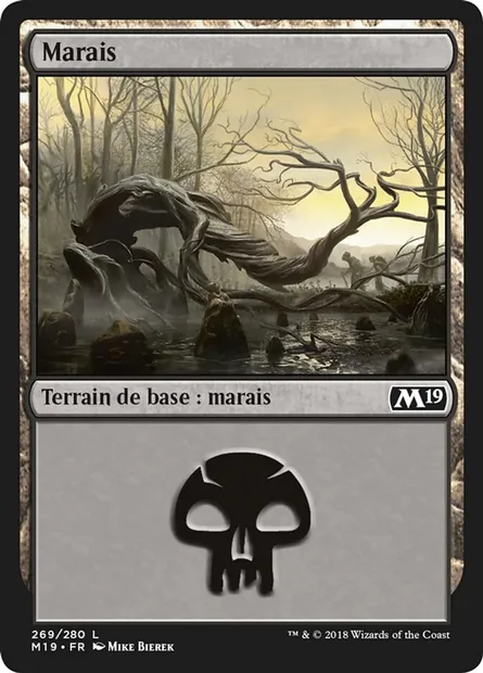 Marais, carte Magic M19 269 — extension Core Set 2019
