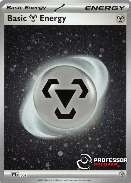 Basic Metal Energy, Pokémon card PROF 008 — Professor Program set