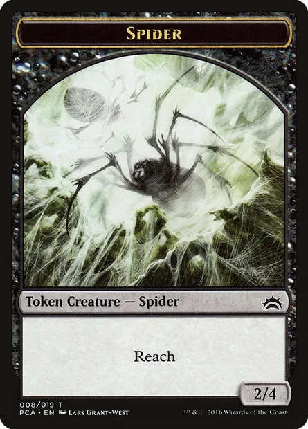Spider, carte Magic TPCA 8 — extension Planechase Anthology Tokens