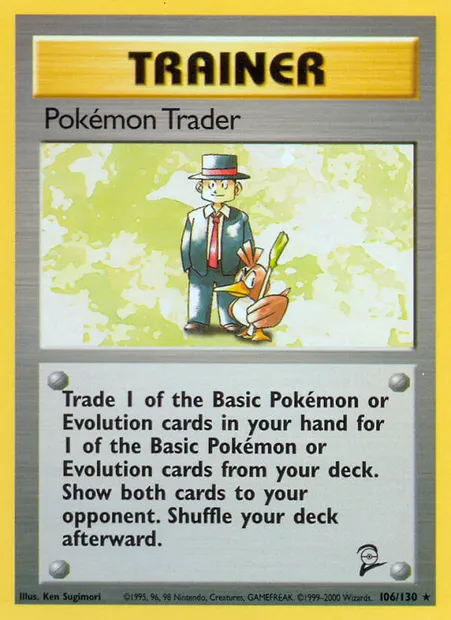 Marchand de Pokémon, carte Pokémon B2 106 — extension Base Set 2