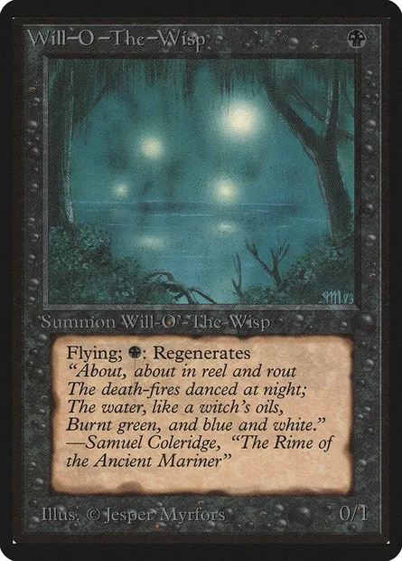 Will-o'-the-Wisp, Magic card LEB 136 — Limited Edition Beta set