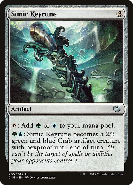 Simic Keyrune, Magic card C15 265 — Commander 2015 set