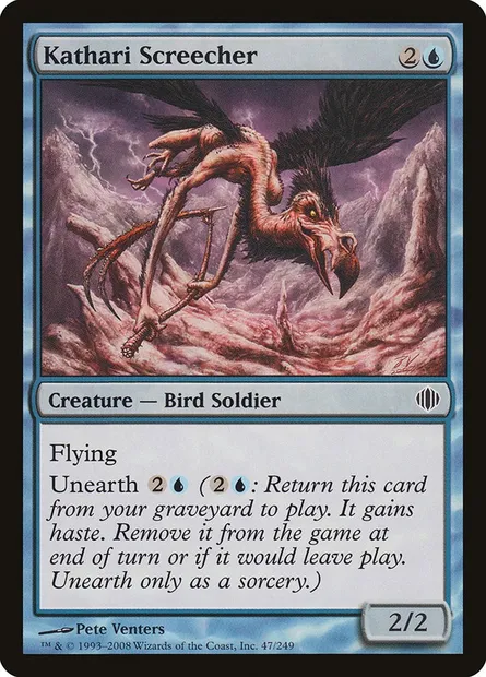 Kathari Screecher, Magic card ALA 47 — Shards of Alara set