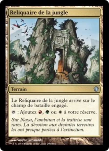 Reliquaire de la jungle, carte Magic C13 299 — extension Commander 2013