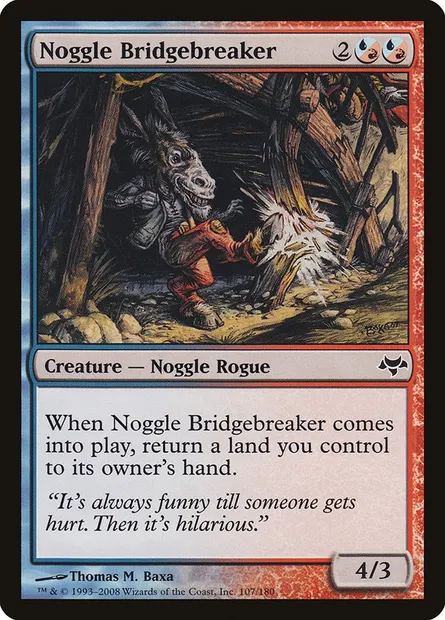 Noggle Bridgebreaker, Magic card EVE 107 — Eventide set