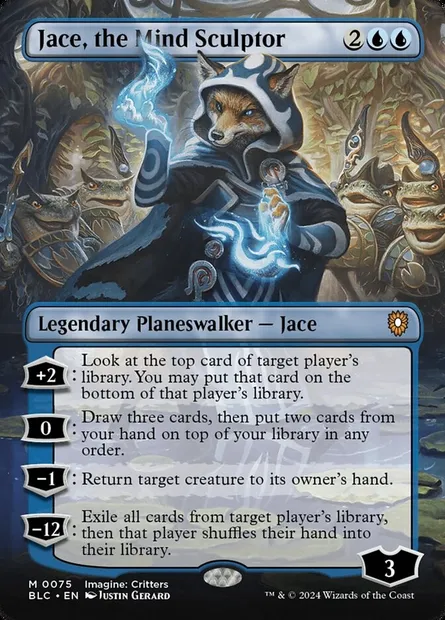 Jace, the Mind Sculptor, Magic card BLC 75 — Bloomburrow Commander set