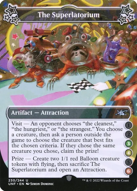 The Superlatorium, Magic card UNF 230d — Unfinity set