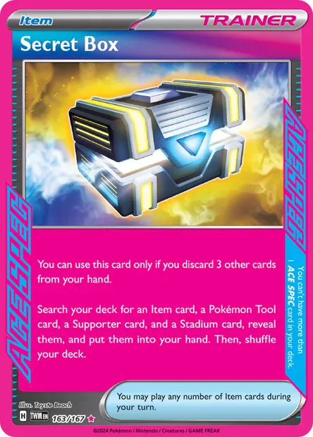 Secret Box, Pokémon card TWM 163 — Twilight Masquerade set