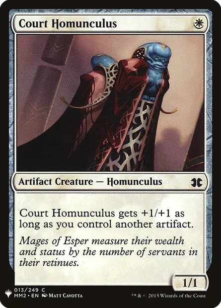 Court Homunculus, Magic card PLST MM2-13 — The List set