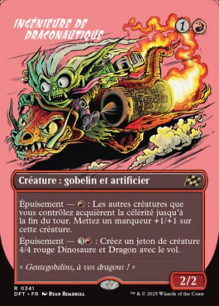Ingénieure de draconautique, carte Magic DFT 341 — extension Aetherdrift