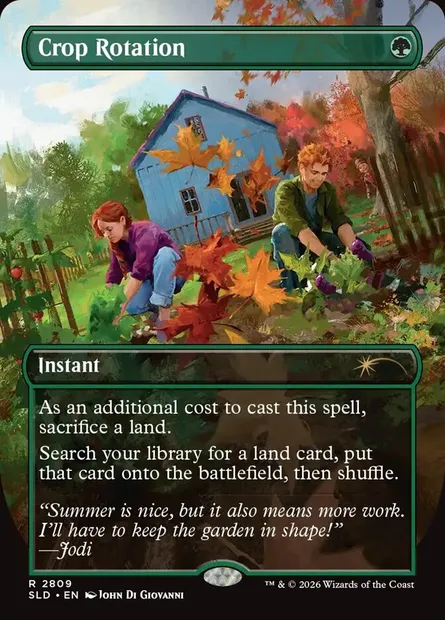 Crop Rotation, Magic card SLD 2809 — Secret Lair Drop set