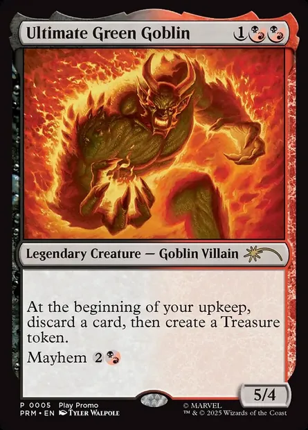Bouffon vert ultime, carte Magic PW25 12 — extension Wizards Play Network 2025