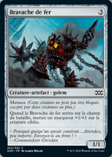 Bravache de fer, carte Magic 2XM 262 — extension Double Masters