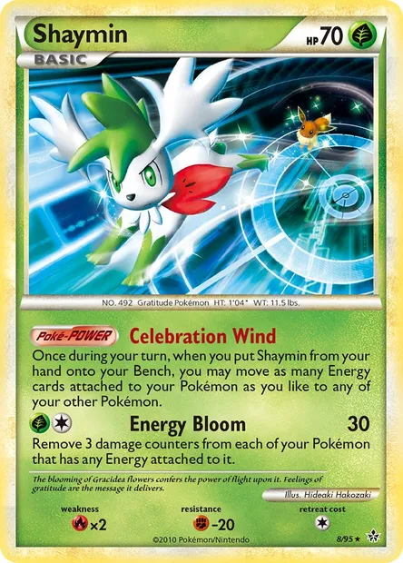 Shaymin, Pokémon card UL 8 — Unleashed set