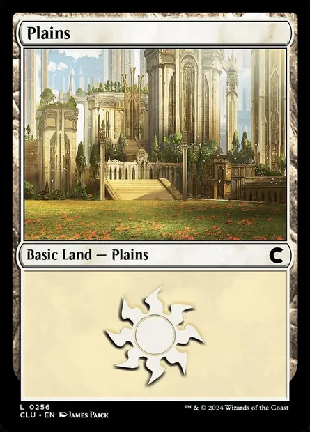 Plains, Magic card CLU 256 — Ravnica: Clue Edition set
