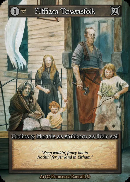 Eltham Townsfolk, carte Sorcery GOT 062 — extension Gothic