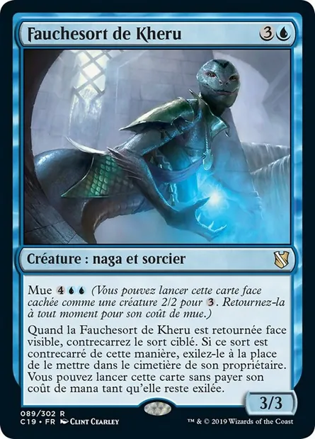 Fauchesort de Kheru, carte Magic C19 89 — extension Commander 2019