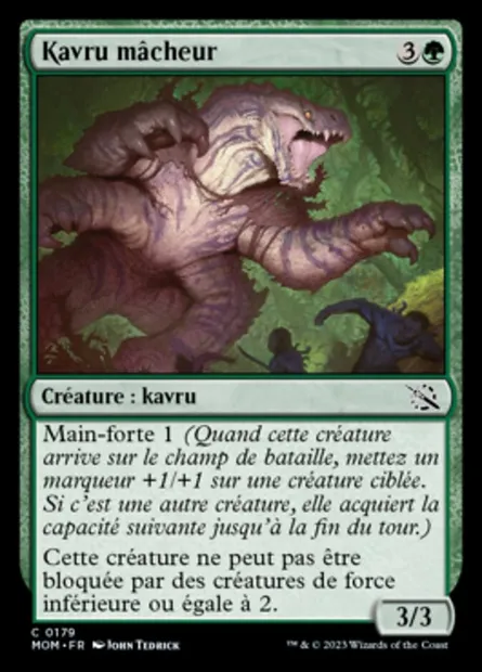 Kavru mâcheur, carte Magic MOM 179 — extension L'invasion des machines