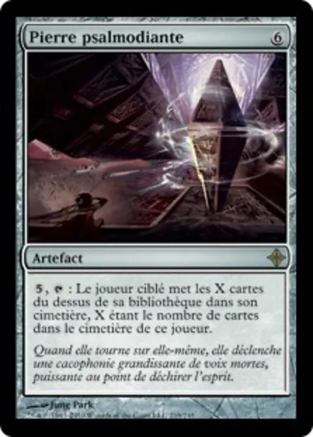 Pierre psalmodiante, carte Magic ROE 219 — extension L'ascension des Eldrazi