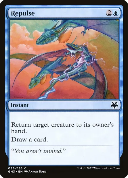 Repulse, Magic card GN3 36 — Game Night: Free-for-All set