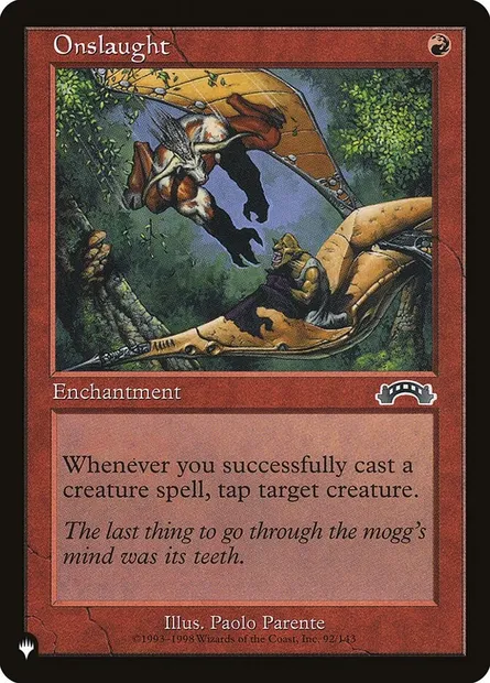 Onslaught, Magic card PLST EXO-92 — The List set