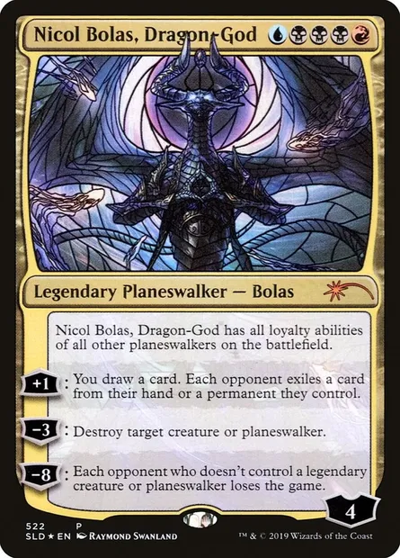 Nicol Bolas, Dragon-dieu, carte Magic SLD 522 — extension Secret Lair Drop