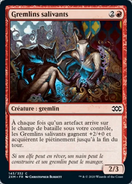 Gremlins salivants, carte Magic 2XM 143 — extension Double Masters