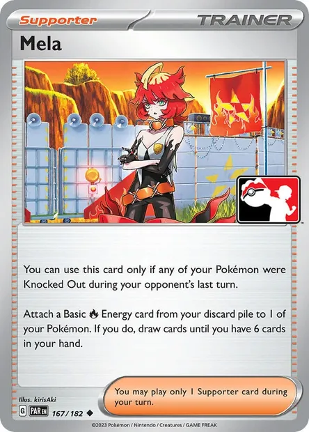 Mela, Pokémon card PPS 167-4 — Play! Pokémon Prize Pack Series set