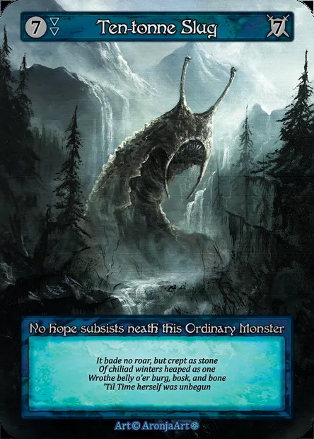 Ten-tonne Slug, carte Sorcery GOT 185 — extension Gothic