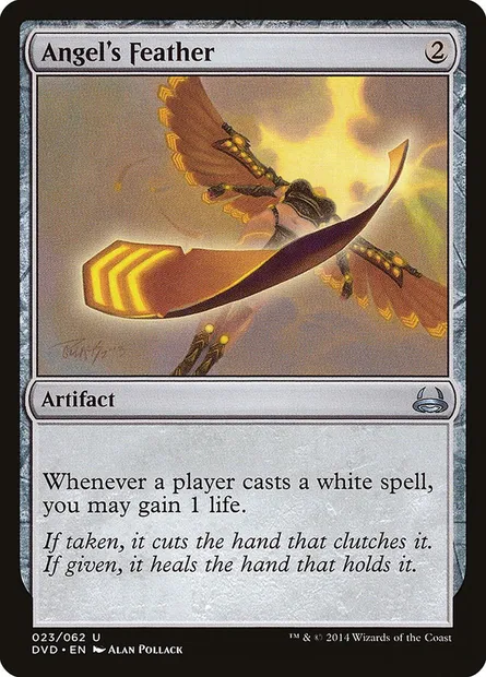 Angel's Feather, Magic card DVD 23 — Duel Decks Anthology: Divine vs. Demonic set