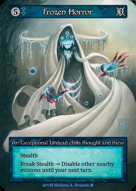 Frozen Horror, carte Sorcery GOT 076 — extension Gothic