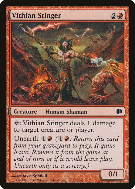 Vithian Stinger, Magic card ALA 120 — Shards of Alara set