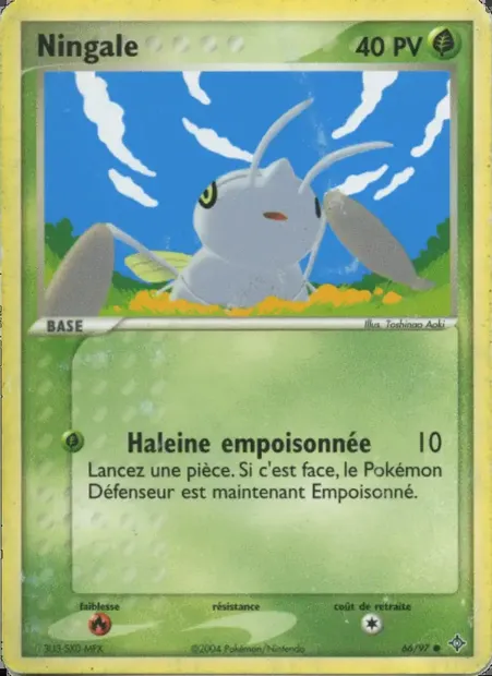 Ningale, carte Pokémon DR 66 — extension EX Dragon