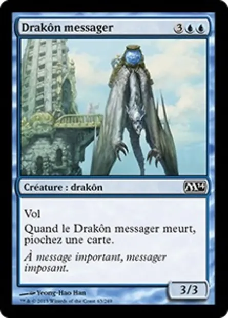 Drakôn messager, carte Magic M14 63 — extension Magic 2014