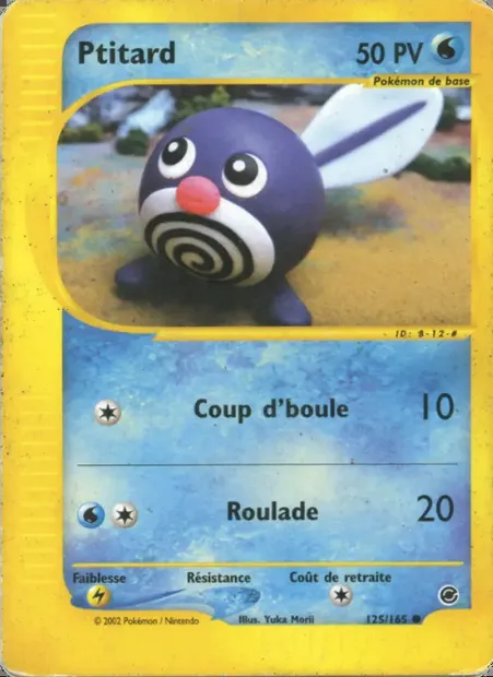 Ptitard, carte Pokémon EX 125 — extension Expedition