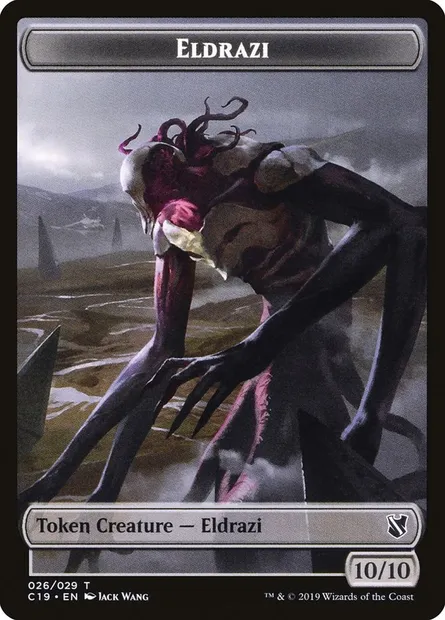 Eldrazi, Magic card TC19 26 — Commander 2019 Tokens set