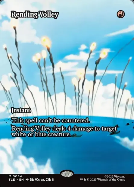 Rending Volley, Magic card TLE 34 — Avatar: The Last Airbender Eternal set