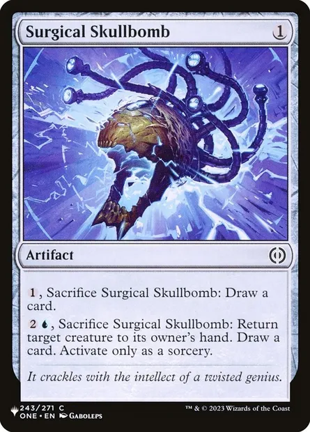 Bombe crânienne chirurgicale, carte Magic PLST ONE-243 — extension The List