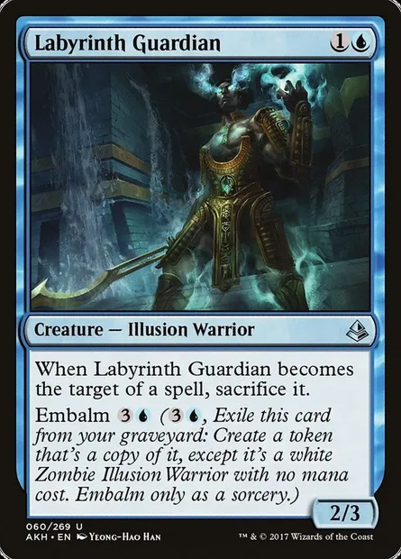 Labyrinth Guardian, Magic card AKH 60 — Amonkhet set