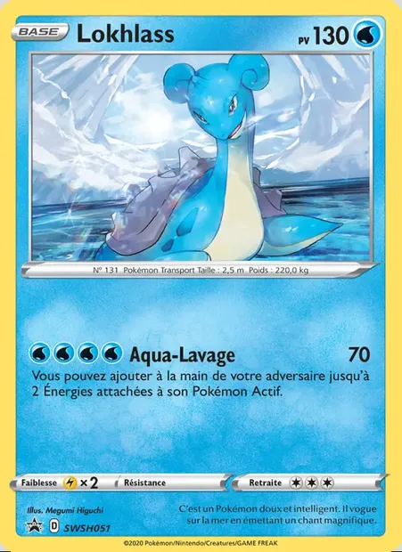 Lokhlass, carte Pokémon SWSH 051 — extension Promo SWSH