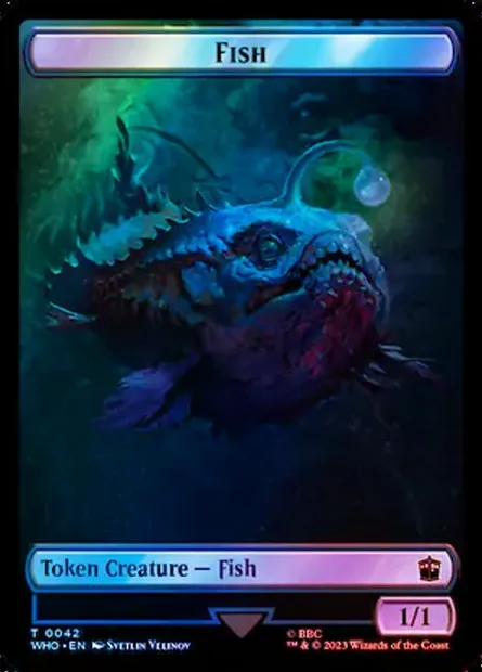 Fish, carte Magic TWHO 42 — extension Doctor Who Tokens