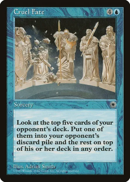 Cruel Fate, Magic card POR 50 — Portal set