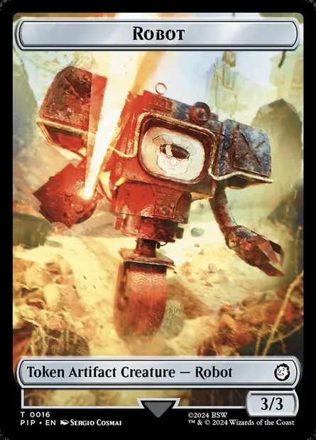 Robot, Magic card TPIP 16 — Fallout Tokens set