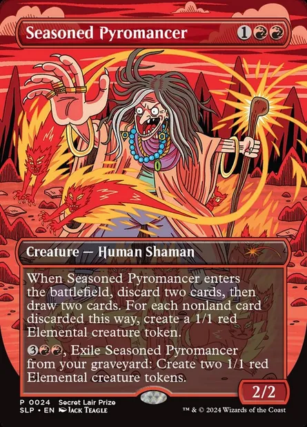 Seasoned Pyromancer, Magic card SLP 24 — Secret Lair Promo set