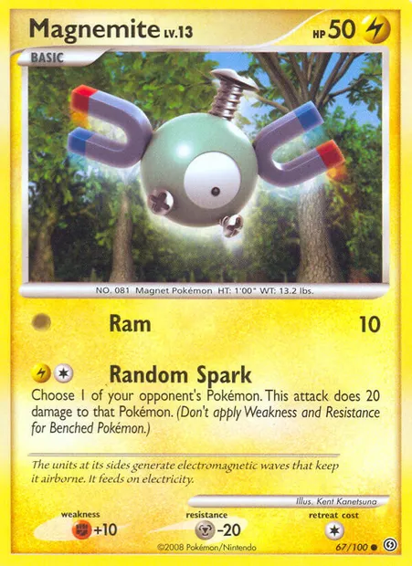 Magnemite, Pokémon card SF 67 — Stormfront set